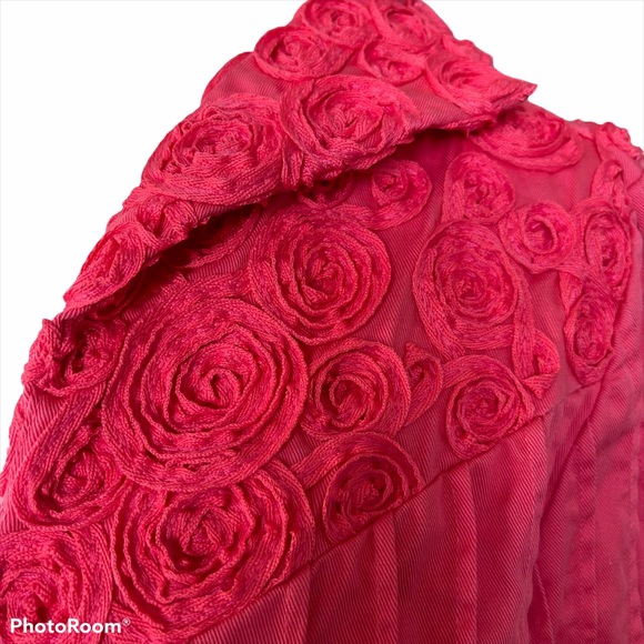 🌸Graff by Um Appliqué Rose Blazer! - Picture 4 of 8